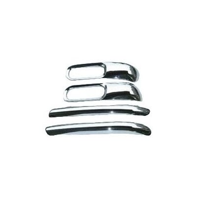 Uro Parts FRONT / REAR BUMPER COVER SET CHROME 970020